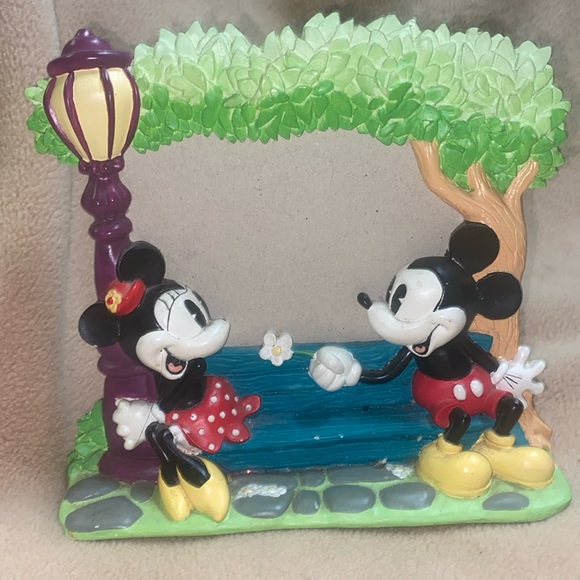 Disney Other - Minnie & Mickey Mouse picture frame | Good condition | Transfer/Rub on Stickers